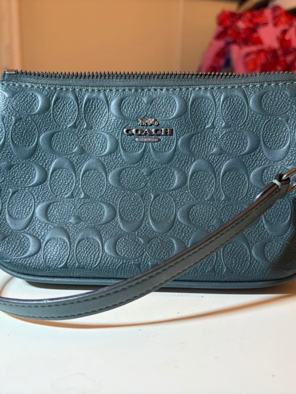 Coach Nolita 19 Forest Green Signature Leather Bag